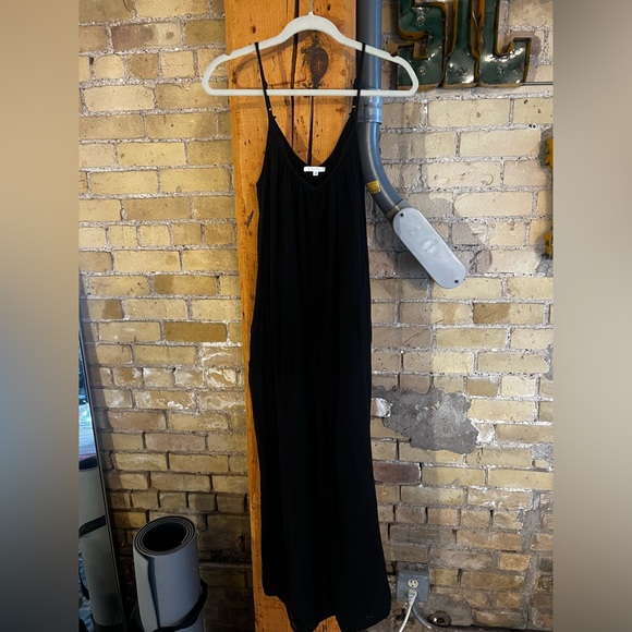 Z Supply Flared Gauze Jumpsuit in Black - Picture 7 of 9